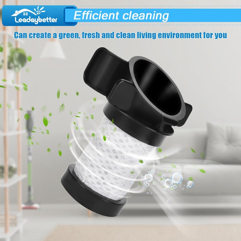 Leadaybetter Filter Replacement for Shark IONFlex IF201 DuoClean X30 X40 F60 F80 IC205 IF200 IF202 IF205 IF251 IF252 IF281 IF282 IF285 IR100 IR70 UF280 Cordless Vacuum, Part XPREMF100 XPSTMF100 - Image 4